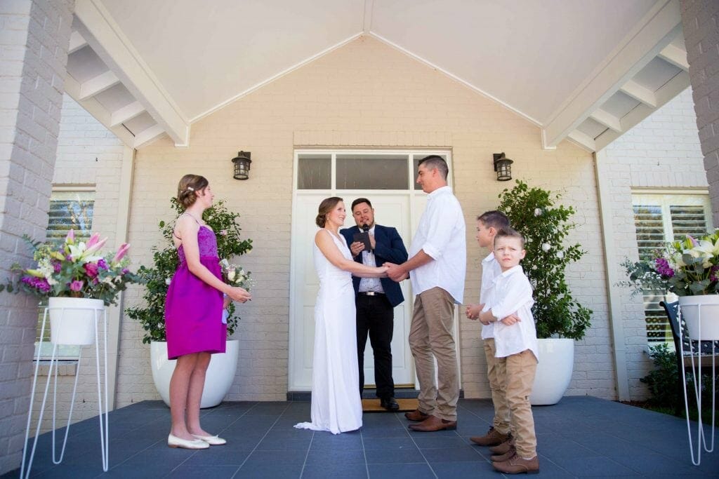 That Alter Guy marriage Celebrant conducting ceremony at Whitebridge NSW
