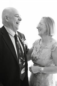 newly married couple at reception at noahs on the beach Newcastle weddings